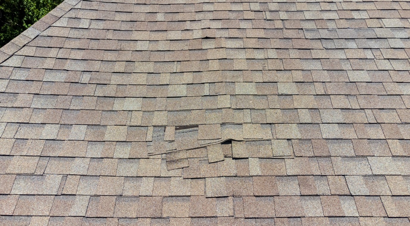 early signs of roof damage