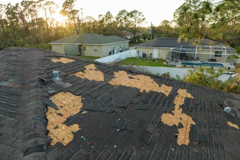 storm damage roof repair in Evans, CO