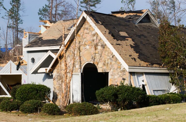 storm damage roof repair in Erie, CO