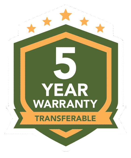 5-Year Warranty
